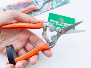 Kéo tỉa lá,chi răm bonsai Buddy Cán cam